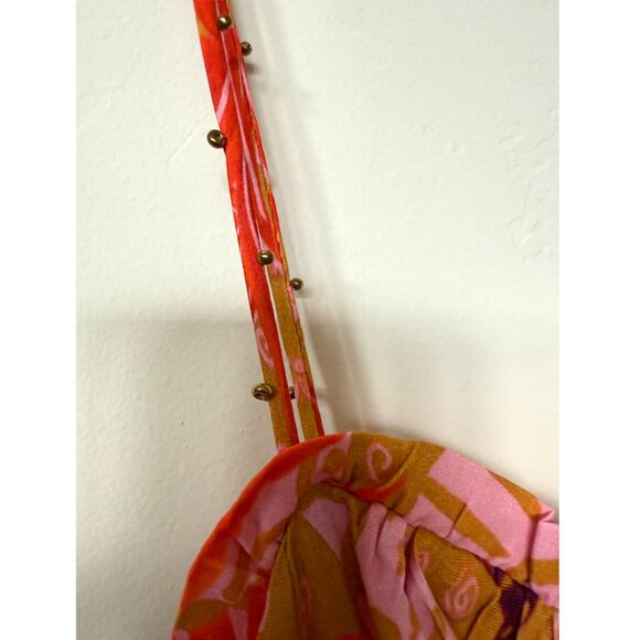 NWT Farm Rio Beige Jungle Panther Lenzing™ Ecovero™ Viscose Maxi Dress, Size XL - Picture 8 of 12